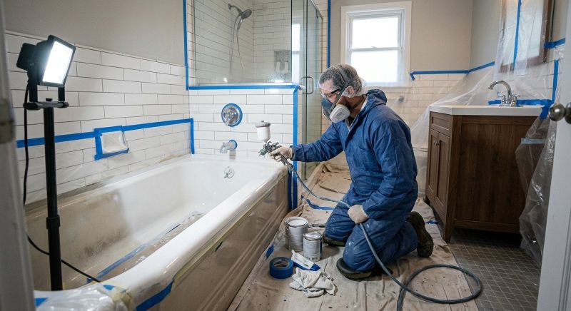 Porcelain Tub Resurfacing in Denver County, CO